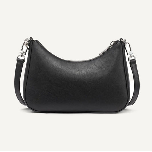 DKNY Blacksilver Jenna Demi Small Crossbody Handbag