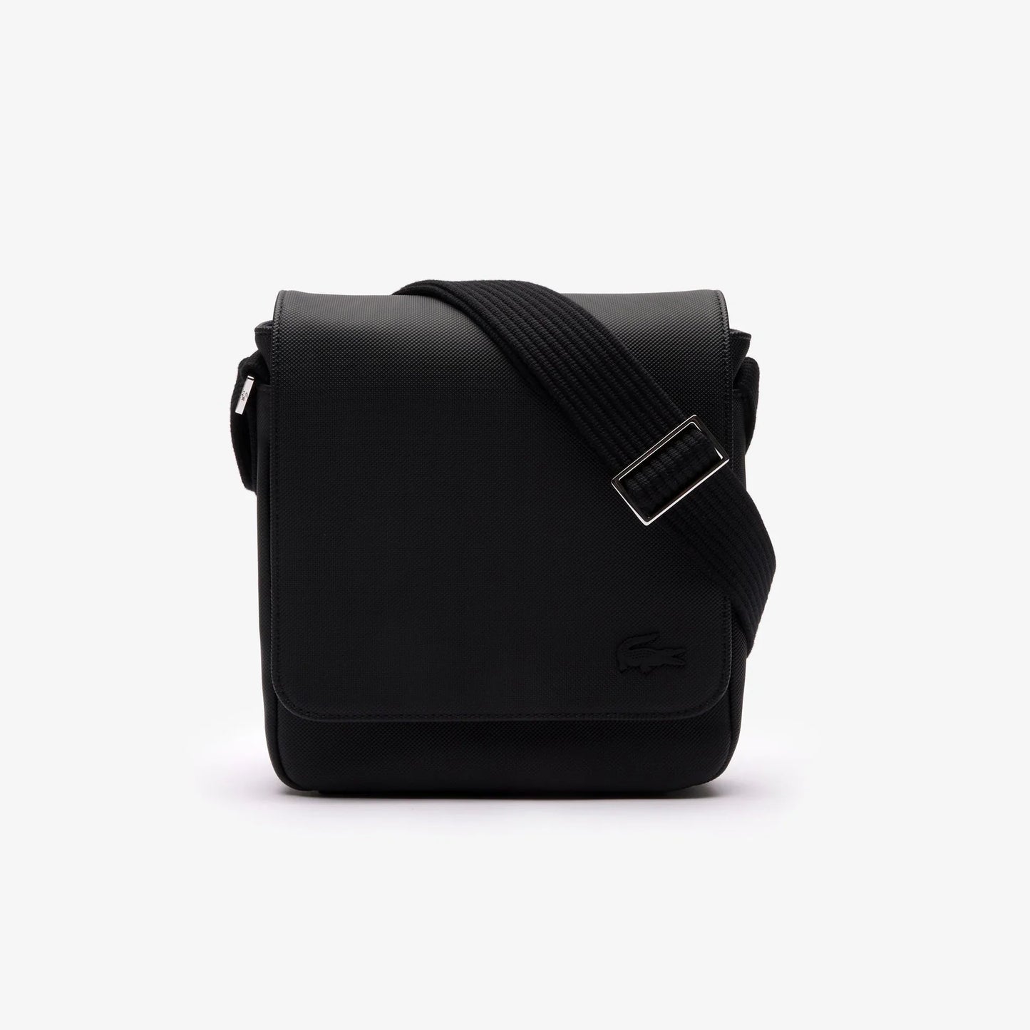 Lacoste Flap Crossover Shoulder Bag in black