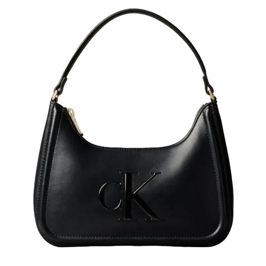 Calvin Klein Embossed Monogram Shoulder Bag