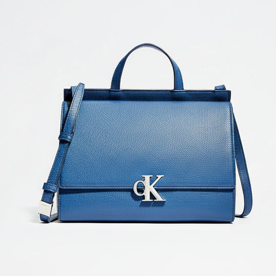 Calvin Klein Leather HandBag Navy blue