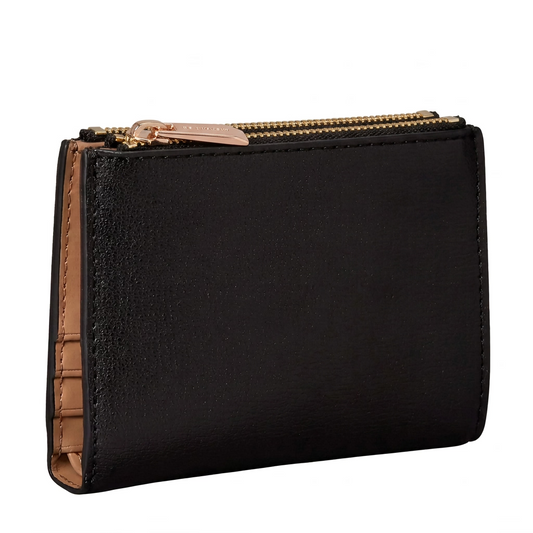 Calvin Klein Foil Logo Double Zip Card Case