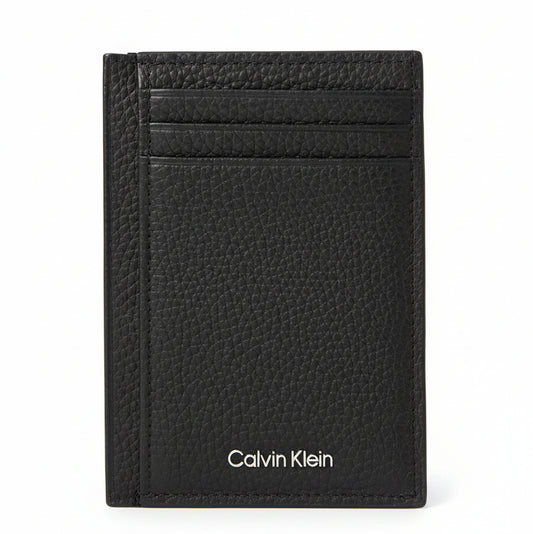Calvin Klein black leather card casewallet