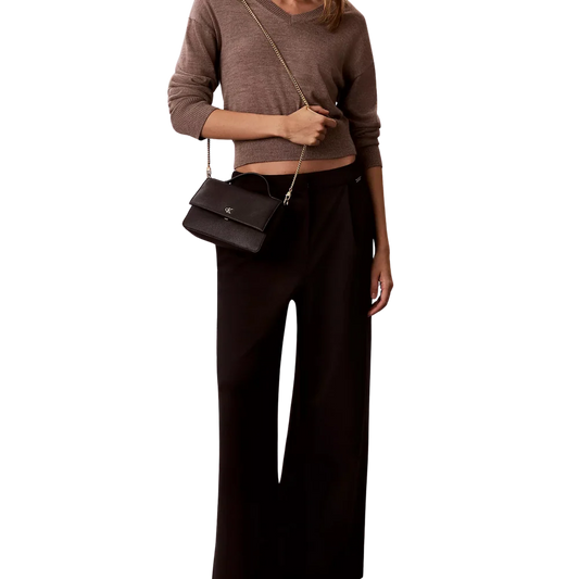 Calvin Klein Minimal Monogram Flap Phone Crossbody Bag