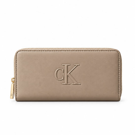 Calvin Klein Bold Monogram Long Zip Wallet
