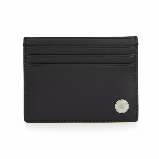 Calvin Klein Jeans Hardware Cardcase in black leather