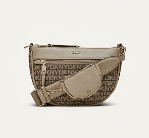 DKNY ZOIE CREST CROSSBODY Beige