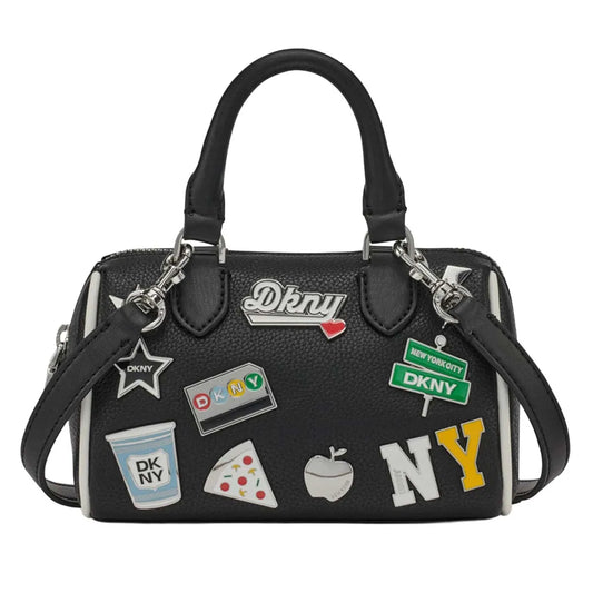 DKNY black Nell Mini Satchel Crossbody