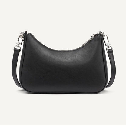 DKNY Blacksilver Jenna Demi Small Crossbody Handbag