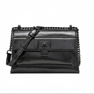 DKNY Evie Flap Shoulder bag in black material