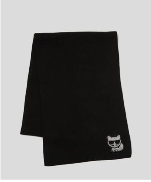 Karl Lagerfeld KIkonik Choupette Rhinestone Scarf