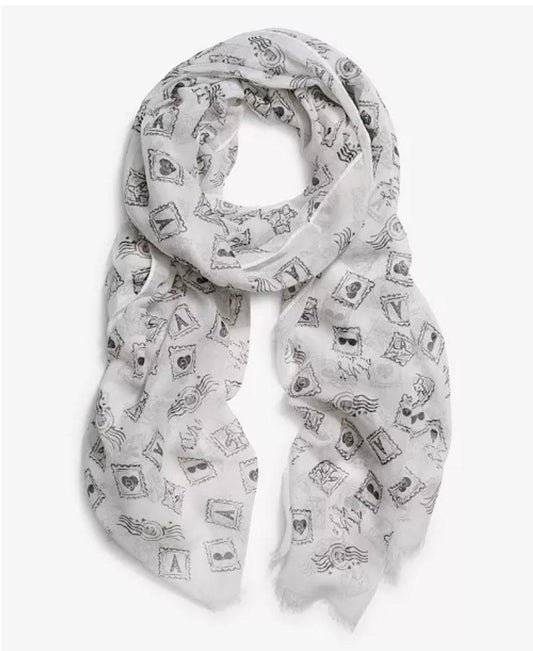 Karl Lagerfeld Paris Women's Postage Stamp Wrap