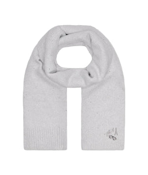 karl Lagerfeld SEQUIN YARN ivory colour SCARF
