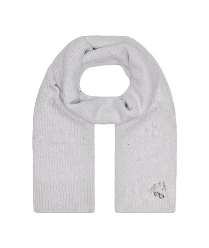 karl Lagerfeld SEQUIN YARN ivory colour SCARF