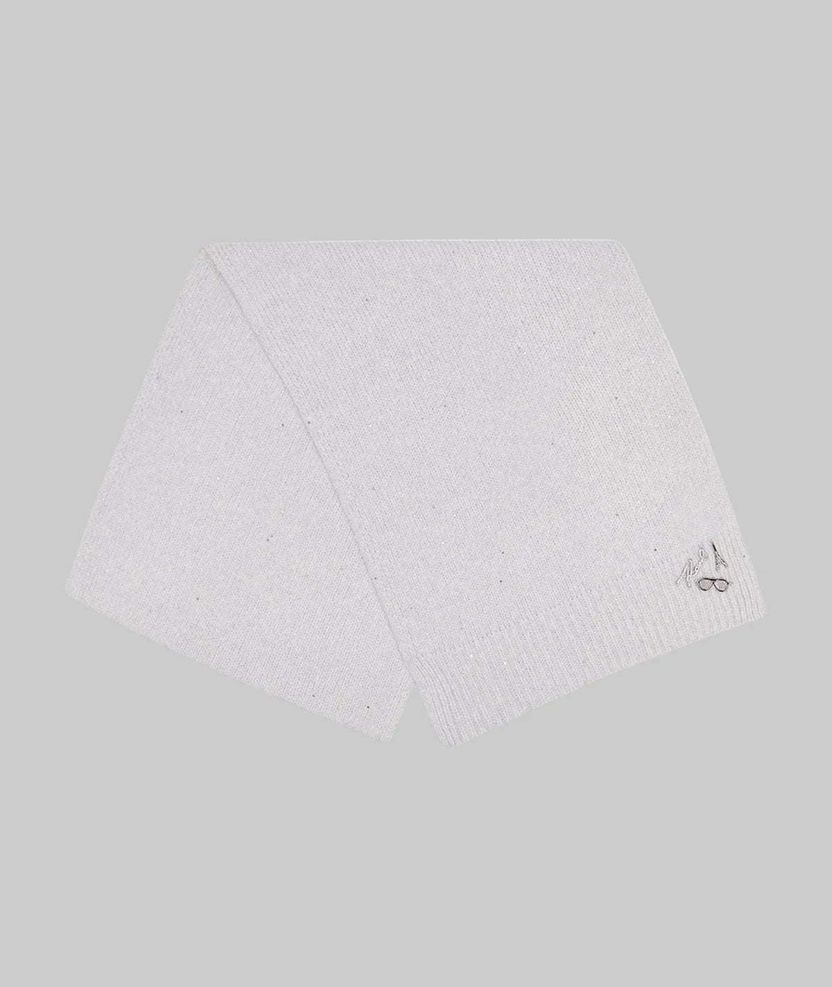 karl Lagerfeld SEQUIN YARN ivory colour SCARF
