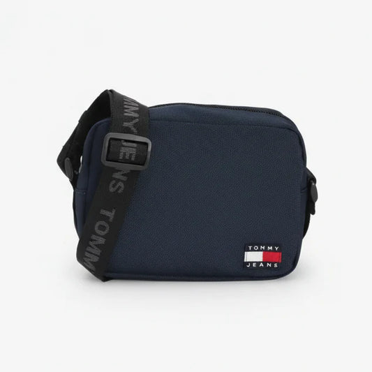 Tommy Jeans Essential Daily Crossbody Bag in navy blue polyester