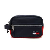 Tommy Jeans Heritage Wash Bag in navy blue